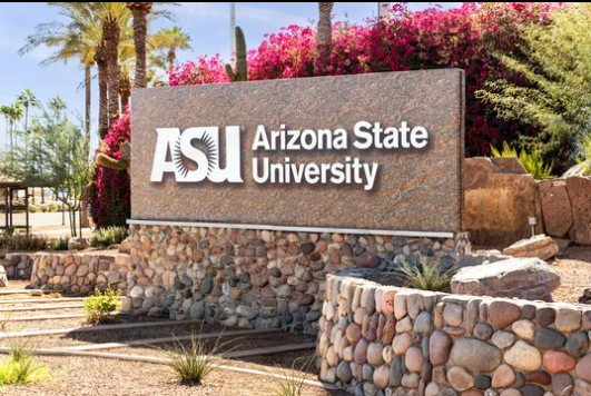 Arizona State University entrance sign